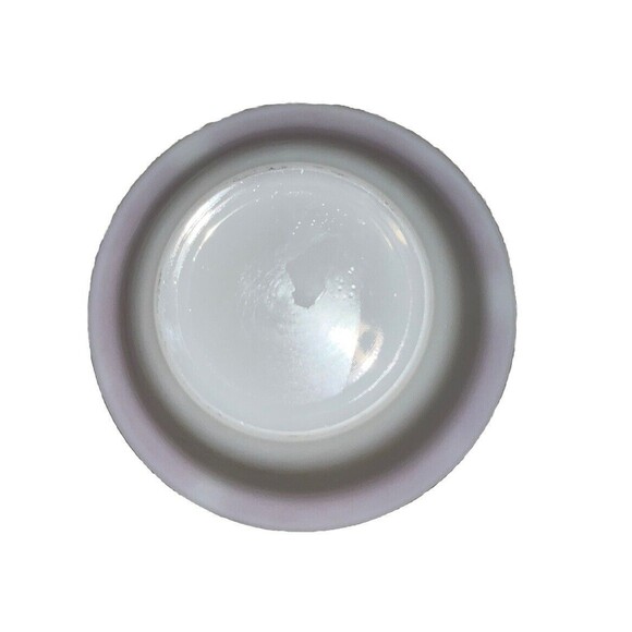 VTG Hazel Atlas Ovide White Red Twist Dinner Lunch 5" Bowl Retro Art‎ Deco - Picture 3 of 4